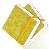 3.9"x3.9" Watercolor Journal PU Leather Hard Cover 100% Cotton Paper - Funto